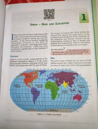 NCERT Class 9 Social Science Geography Contemporary India - 1