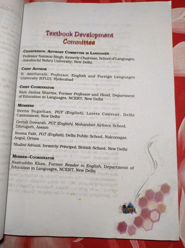 NCERT Class 7 English Honeycomb