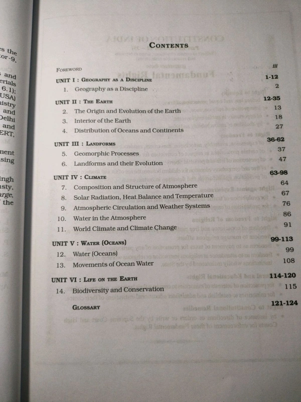 NCERT Class 11 Geography Fundamentals of Physical Geography
