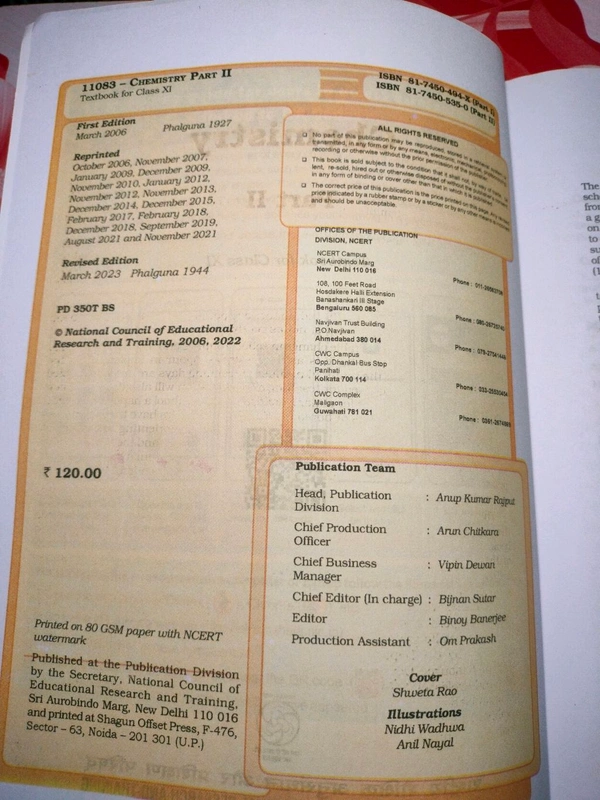 NCERT Class 11 Chemistry Part II