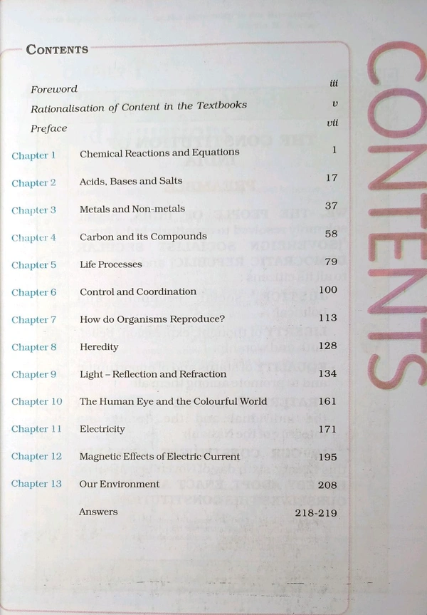 NCERT Class 10 Science