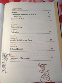 NCERT Class 10 Political Science Democratic Politics II Social Science