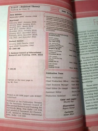 NCERT Class 11 Political Theory