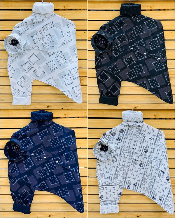 Tommy Printed Shirt (Combo Of 4 Shirt)