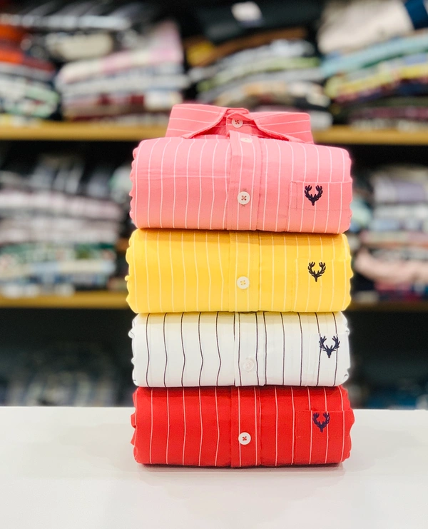 Allen Solly Lining Shirt (Combo Of 4pcs) - M