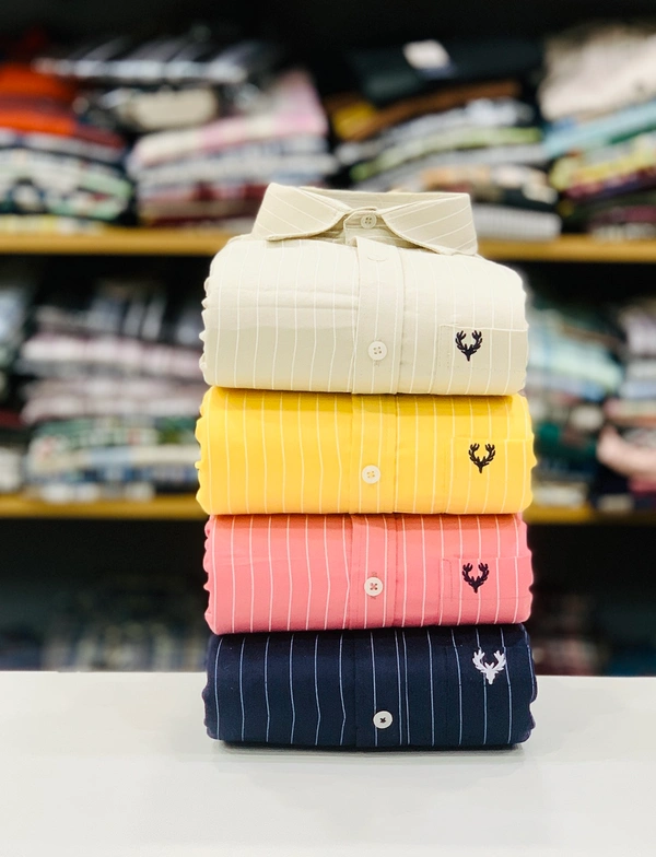 Allen Solly Lining Shirt (Combo Of 4pcs) - M