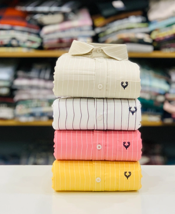 Allen Solly Lining Shirt (Combo Of 4pcs) - L