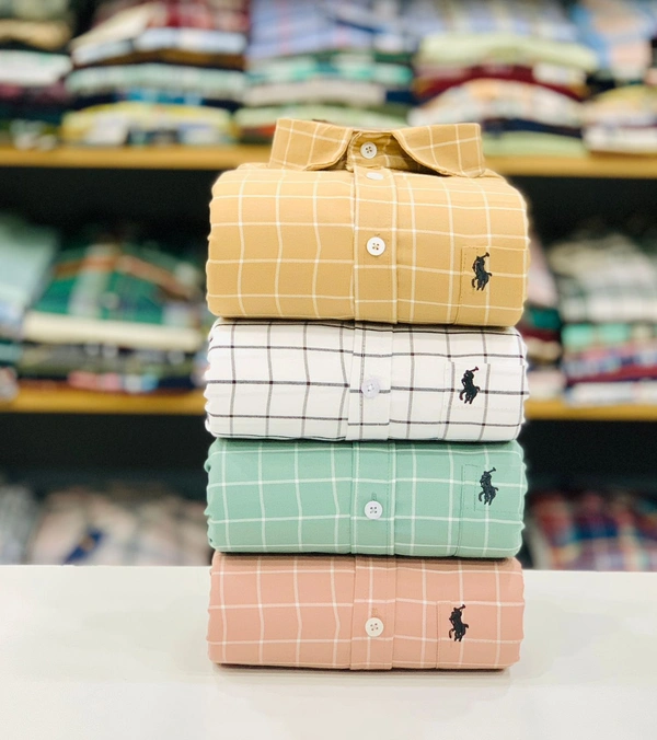 RL Polo Check Shirt (Combo Of 4pc)