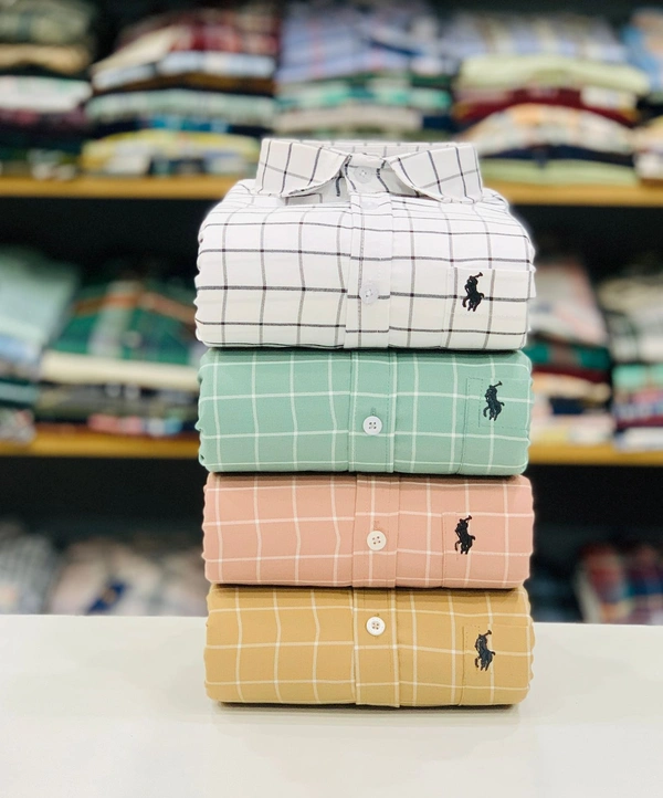 RL Polo Check Shirt (Combo Of 4pc)