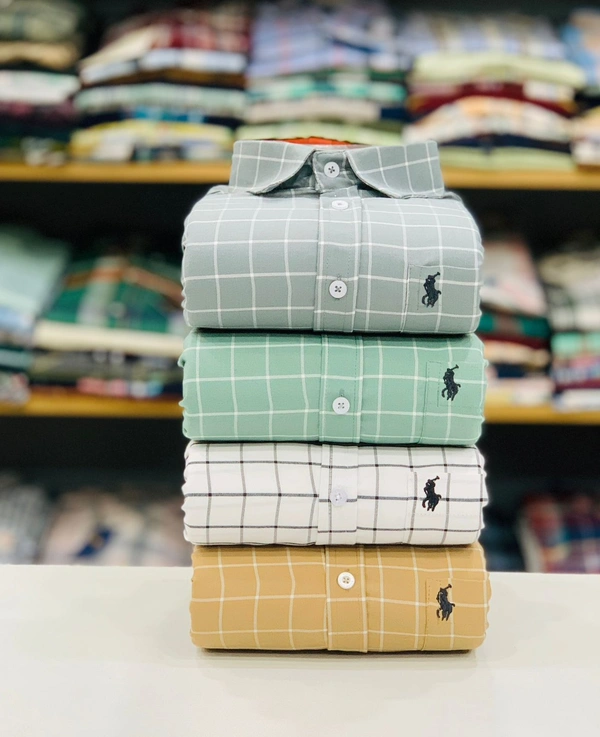 RL Polo Check Shirt (Combo Of 4pc)