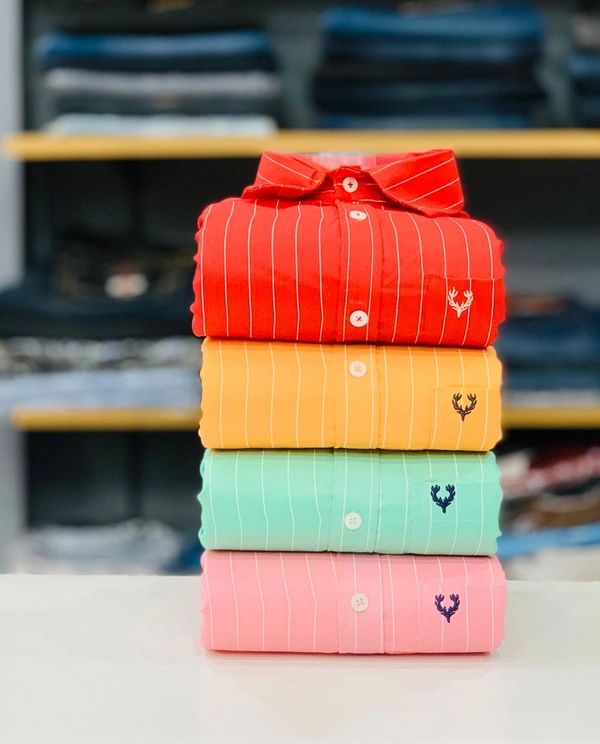 Allen Solly Lining Shirt (Combo Of 4 Shirt)