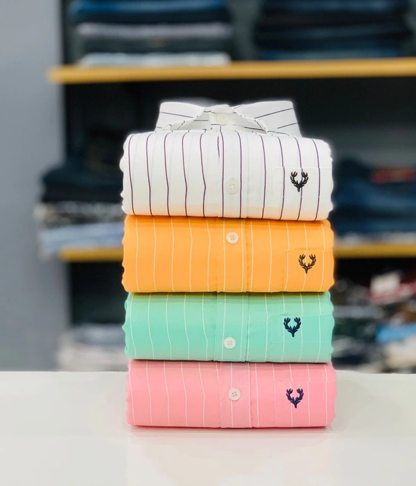 Allen Solly Lining Shirt (Combo Of 4 Shirt)