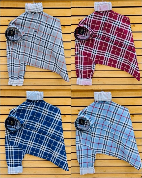 Rl Polo Check Shirt (Combo Of 4 Shirt) - Xl