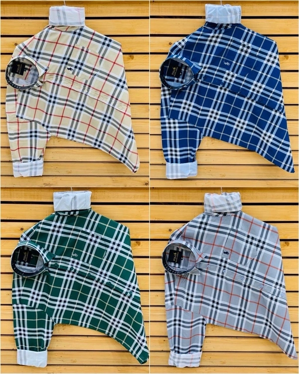 Rl Polo Check Shirt (Combo Of 4 Shirt) - L