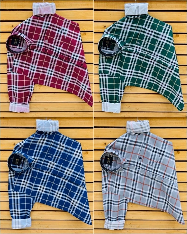 Rl Polo Check Shirt (Combo Of 4 Shirt) - L