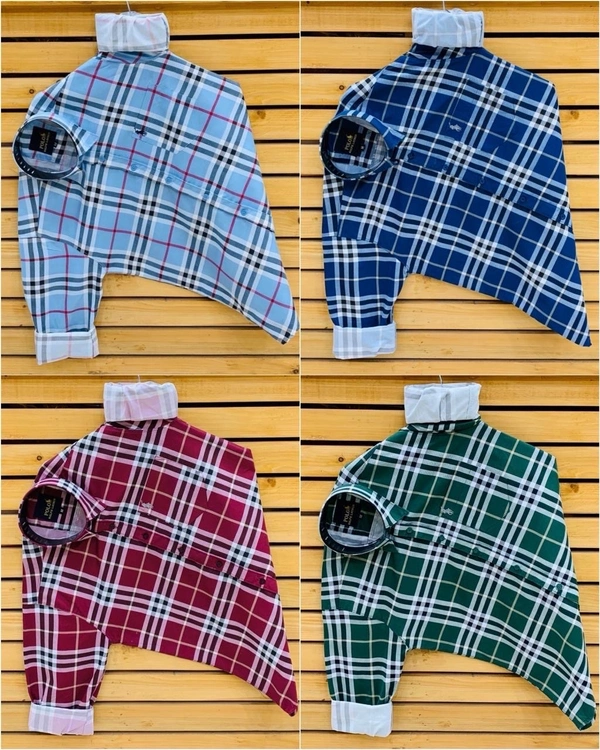Rl Polo Check Shirt (Combo Of 4 Shirt) - L
