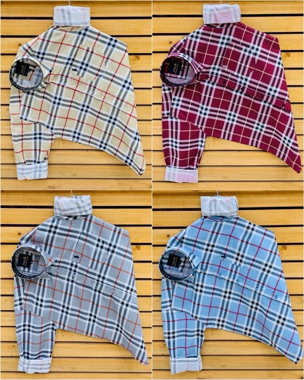 Rl Polo Check Shirt (Combo Of 4 Shirt) - L
