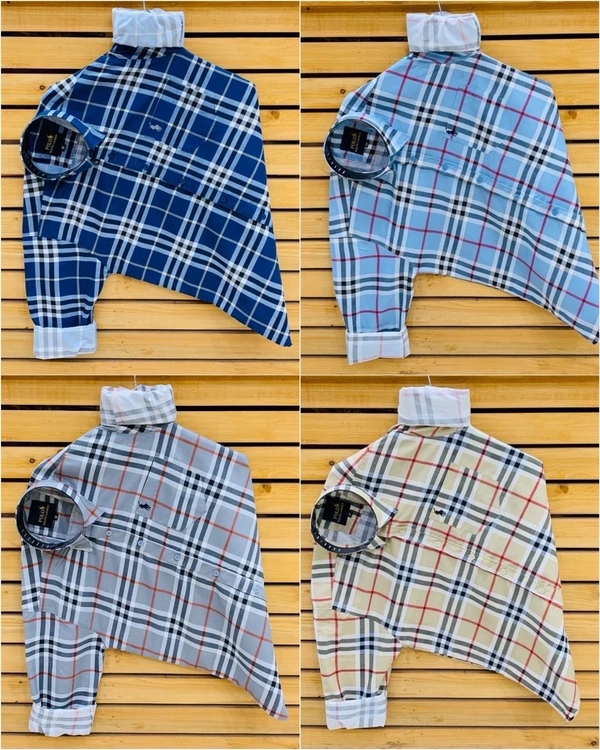 Rl Polo Check Shirt (Combo Of 4 Shirt) - L
