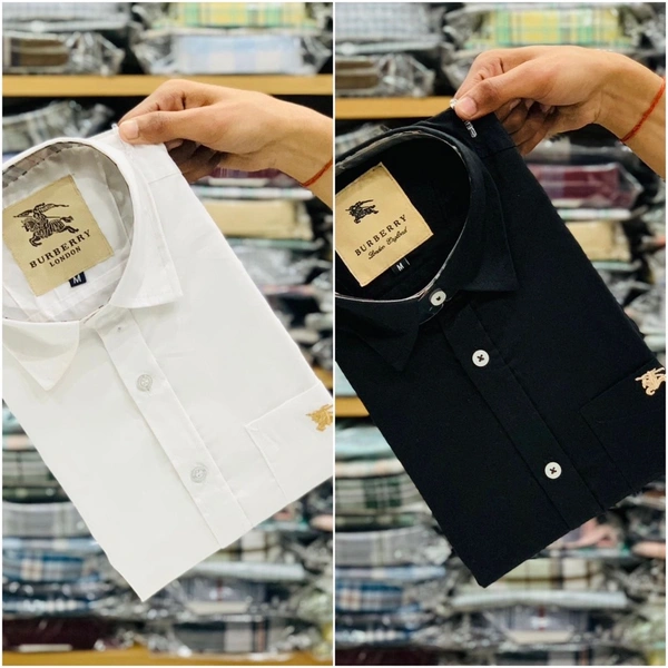 Burberry Shirt (Combo Of 2 Shirt) - M