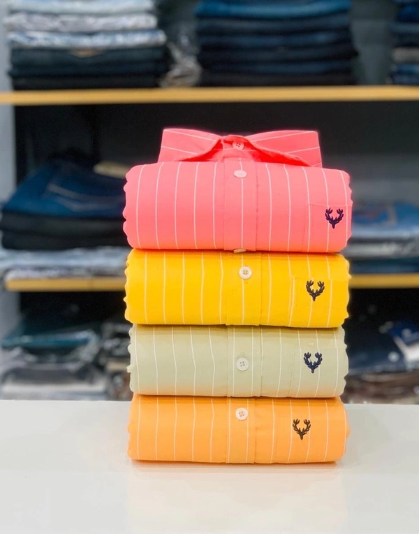 Allen Solly Lining Shirt (Combo Of 4 Shirt) - Xl