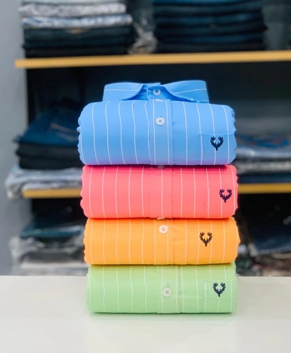 Allen Solly Lining Shirt (Combo Of 4 Shirt) - Xxl