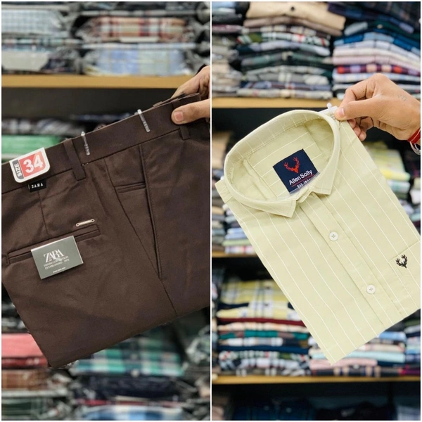 Combo Of Pent & Shirt - 34, Xxl
