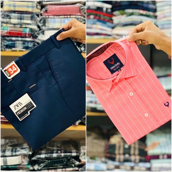 Combo Of Pent & Shirt - 34, Xxl