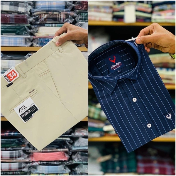 Combo Of Pent & Shirt - 32, Xxl