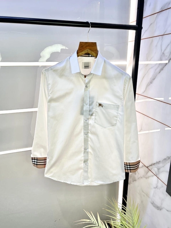 Burberry Shirt Premium Quality  - L