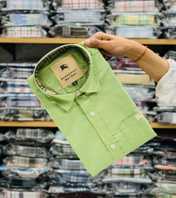 Burberry Shirt Premium Quality  - L