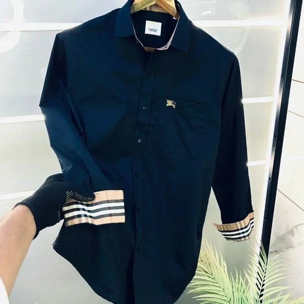 Burberry Shirt Premium Quality  - L