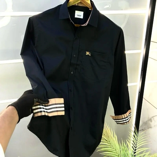 Burberry Shirt Premium Quality  - L