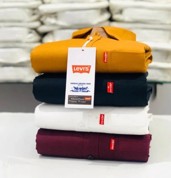 Levi’s Plain Shirt (Combo of 4 Shirt) - Xxl