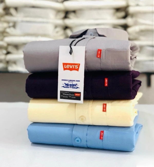 Levi’s Plain Shirt (Combo of 4 Shirt) - L