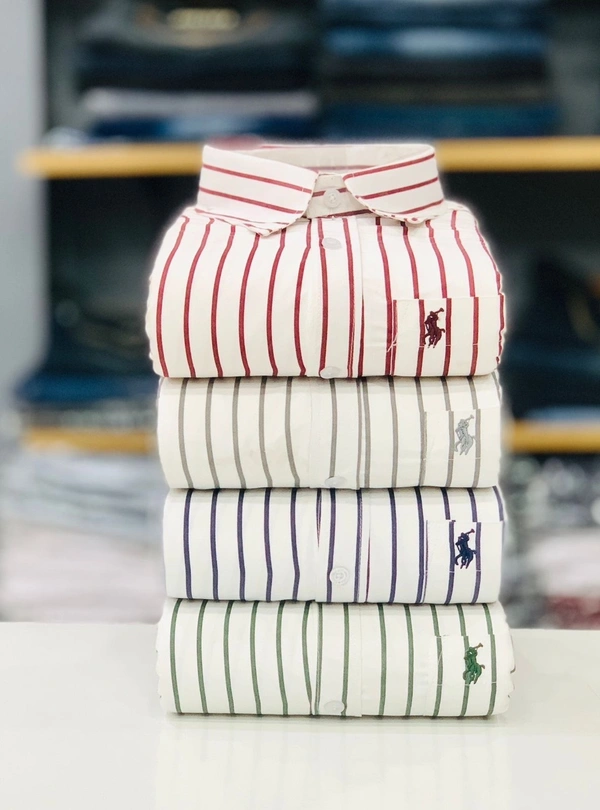 RL Polo Lining Shirt (Combo Of 4pcs) - M
