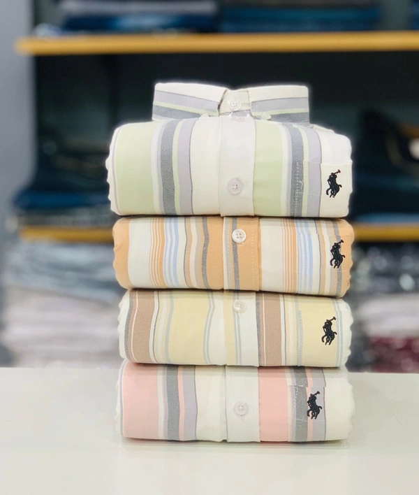 RL Polo Lining Shirt (Combo Of 4pcs) - L
