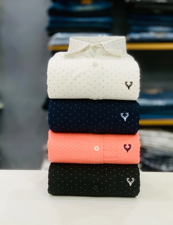 Allen Solly Dot Printed Shirt (Combo of 4pc) - Xl