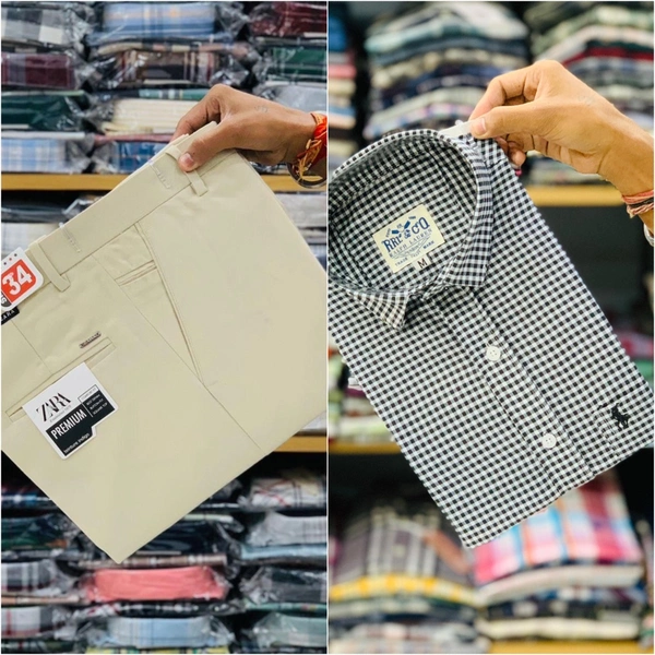Trending Pant Shirt Combo Offer - 34, Xl