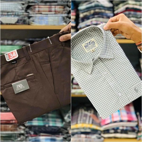 Trending Pant Shirt Combo Offer - 34, Xl