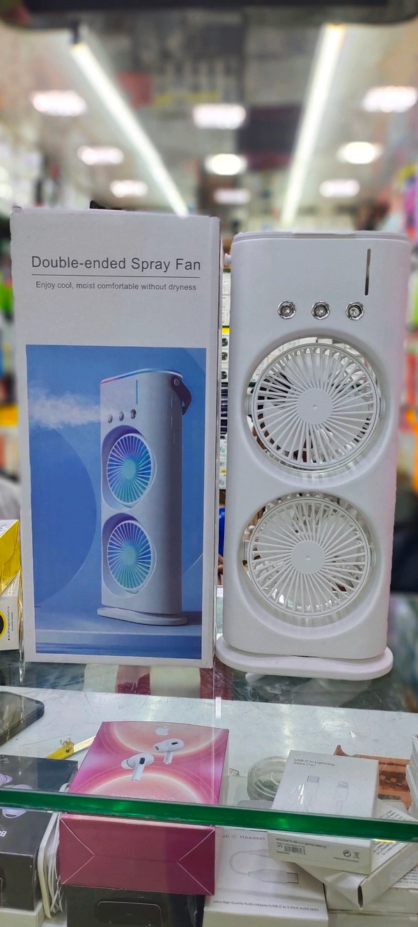 Coolar Dubble Fan Best Quality (With Remote Control) , Rechargeable Fan 