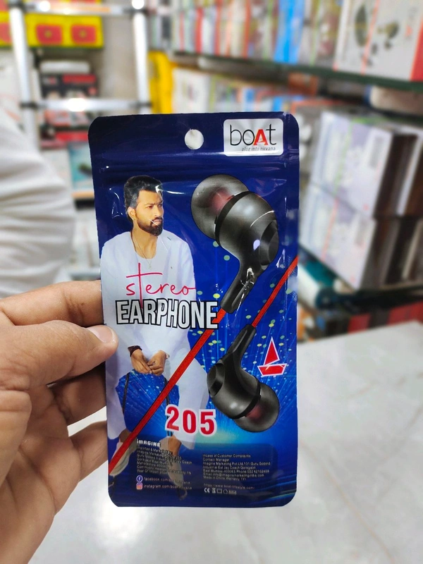 BOAT EARPHONE 205💯