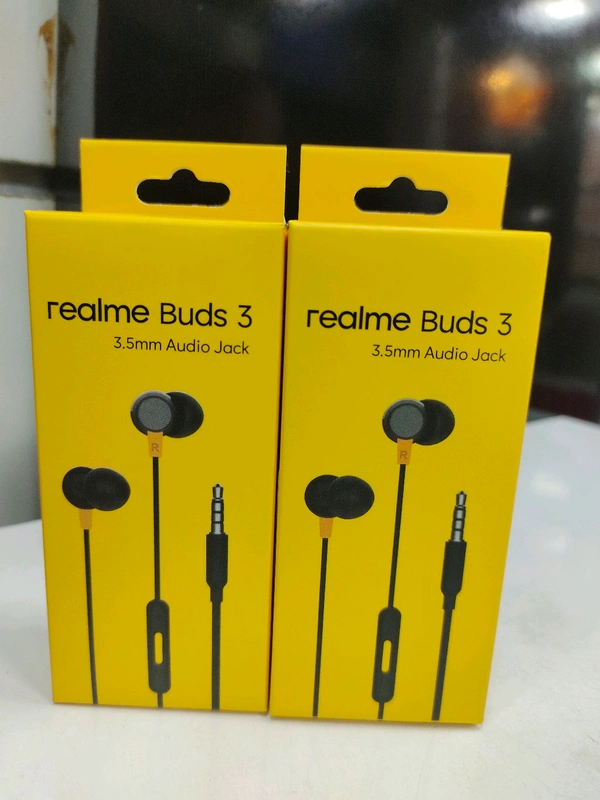 Realme Buds 3 3.5mm Audio Jack Handsfree Original 💯