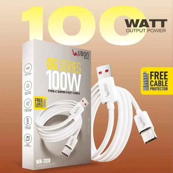 UBON 100W  TYPE-C Charging Cable 