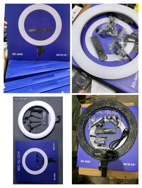 18inch RING LIGHT 𝚆𝙸𝚃𝙷 𝗥𝗲𝗺𝗼𝘁𝗲 𝗰𝗼𝗻𝘁𝗿𝗼𝗹 FULL BRIGHTNESS 🔆*   *ORIGINAL A QUALITY**10pcs cartun📦*