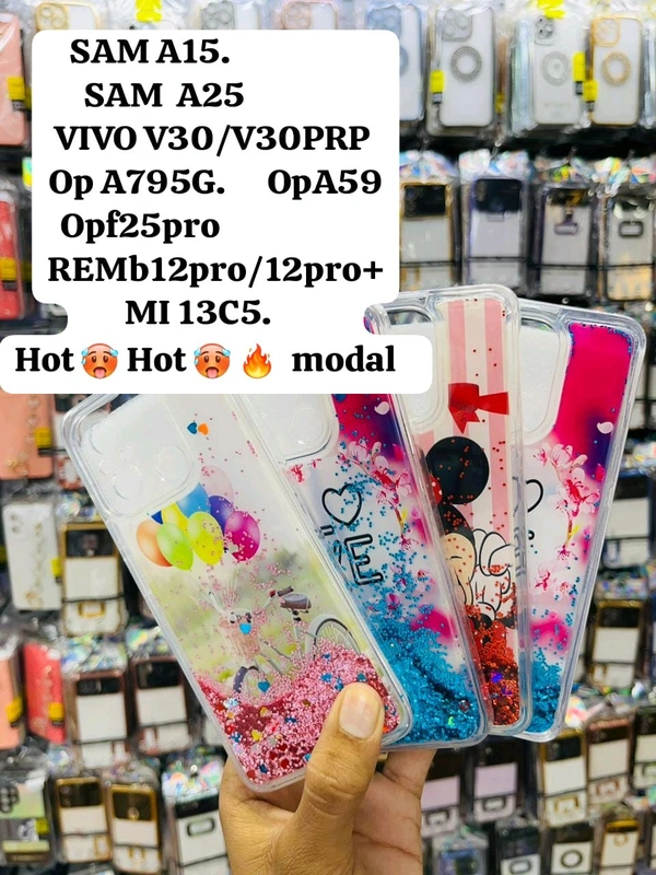 IMPORTANT 💯 WATTER GLITTER BACK COVER