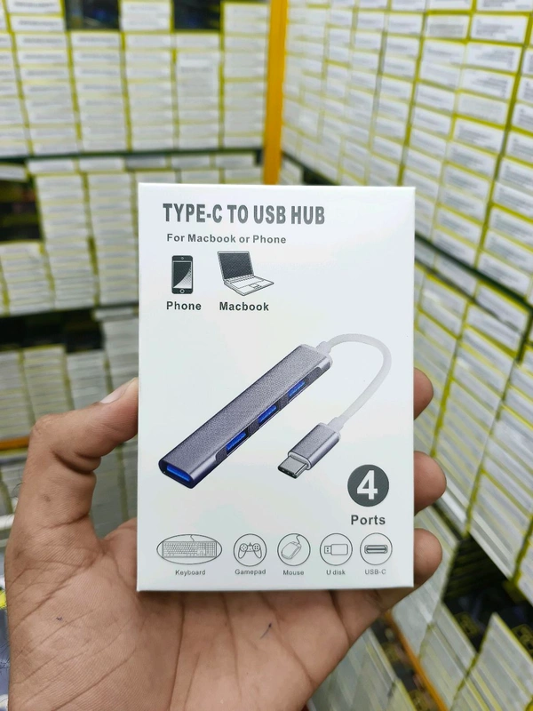 4in1 Type C To USB hub 