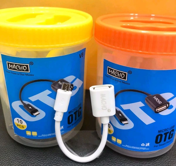 Macho Micro OTG Cable 
