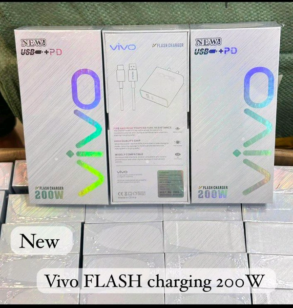 Vivo 200W USB+PD Flash 💯 Original Charger 