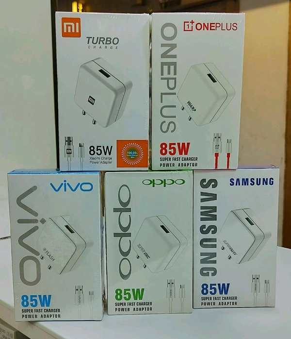 Oppo/Vivo/Mi/One Plus/Samsung  Mix Model 85W Charger 