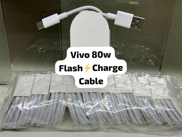 Vivo 80w Type C Flash Charger Cable 